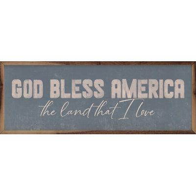 God Bless America Blue