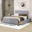 Grand lit plateforme tapissier avec rangement Daryll-1205071536