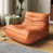 Orange Faux Leather