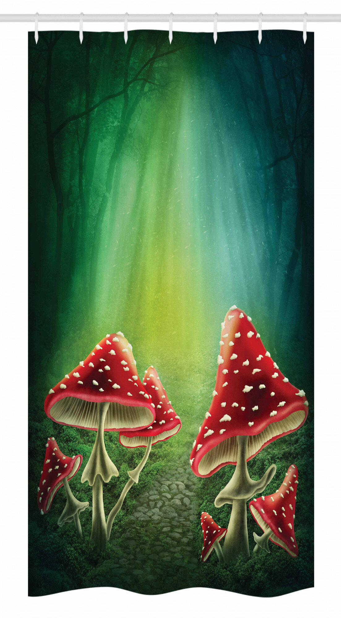 71 x 74 Shower Curtain, Mushrooms by Cat Coquillette East Urban Home