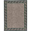 Hand-Knotted High-Quality Green, Beige, and Pink Area Rug