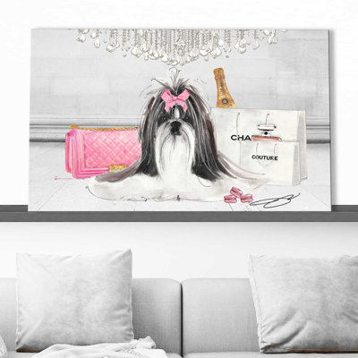 " Fashionista Shih Tzu (Horizontal) " by By Jodi