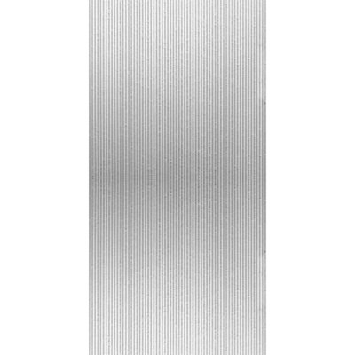 Cannelé 4 pi MirroFlex x 8 pi Panneaux muraux PVC PVC 3D - Blanc brillant (32 pieds carrés / feuille)