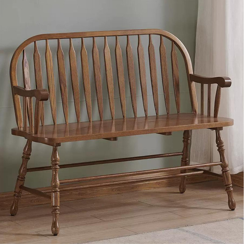 Cataleta Solid Wood Bench, Brown