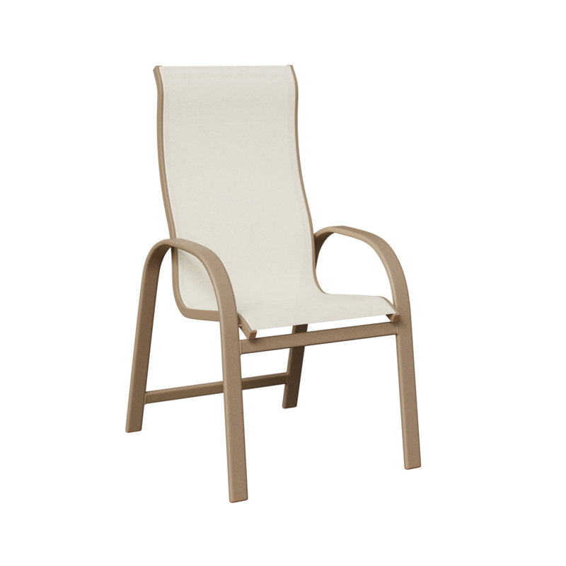 Chaise de salle à manger Amma, Blanc, Aluminium, chêne, veine de bois