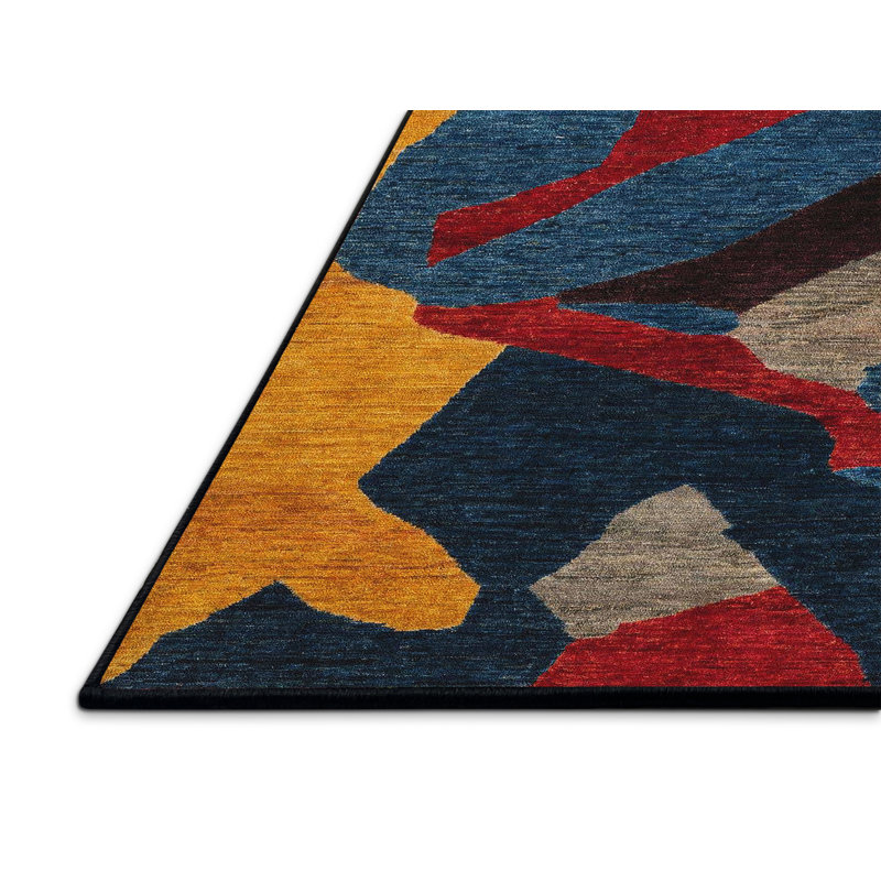 Moi Abstract Indoor Rug, Rectangle 2' x 4'