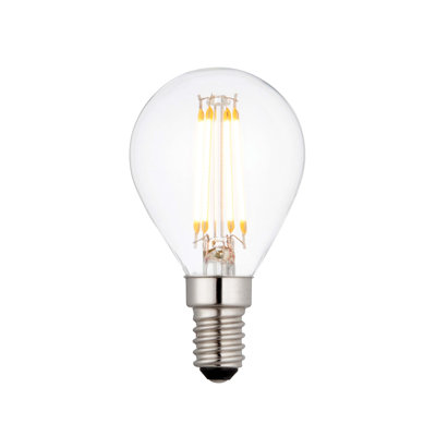 4W E14 SES G45 Golf LED Non-Dimmable Bulb - 470lm 2700K Warm White