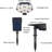 Low Voltage Solar Powered Integrated LED Spot Light