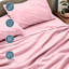 Ensemble de draps pour grand lit - Microfibre douce de luxe 1800 - Double brossé - Poches profondes - Facile à installer - Ensemble de 4 pièces - Draps et taies d'oreiller-120596641