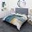 Indigo Panel VI - Glam Modern Duvet Cover Set - Microfiber Polyester-38758330