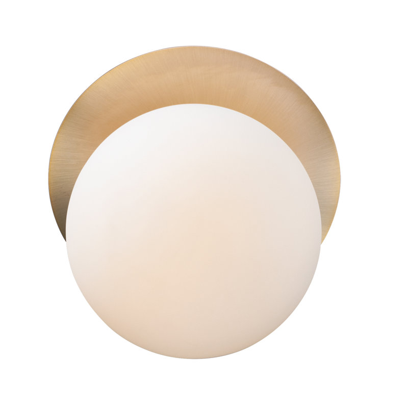 Drake Steel Flush Mounted Sconce