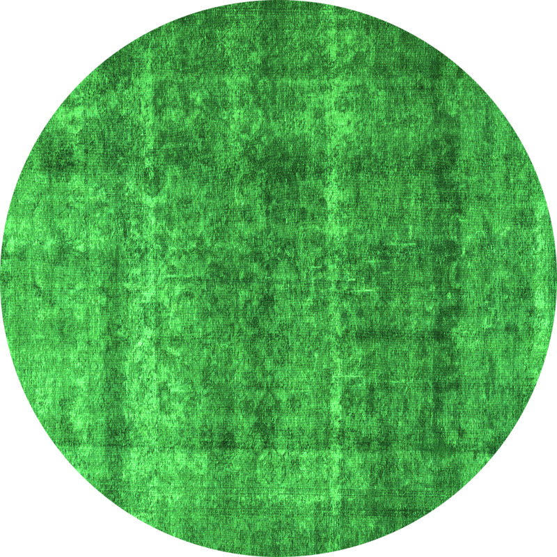 Emmilynn Performance Oriental Indoor Rug, Round 3'