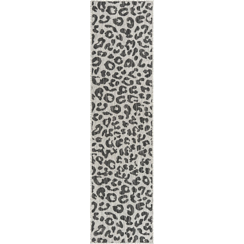 Tapis d'extérieur joyeux couleur pierre, Tapis de couloir 2 pi x 8 pi