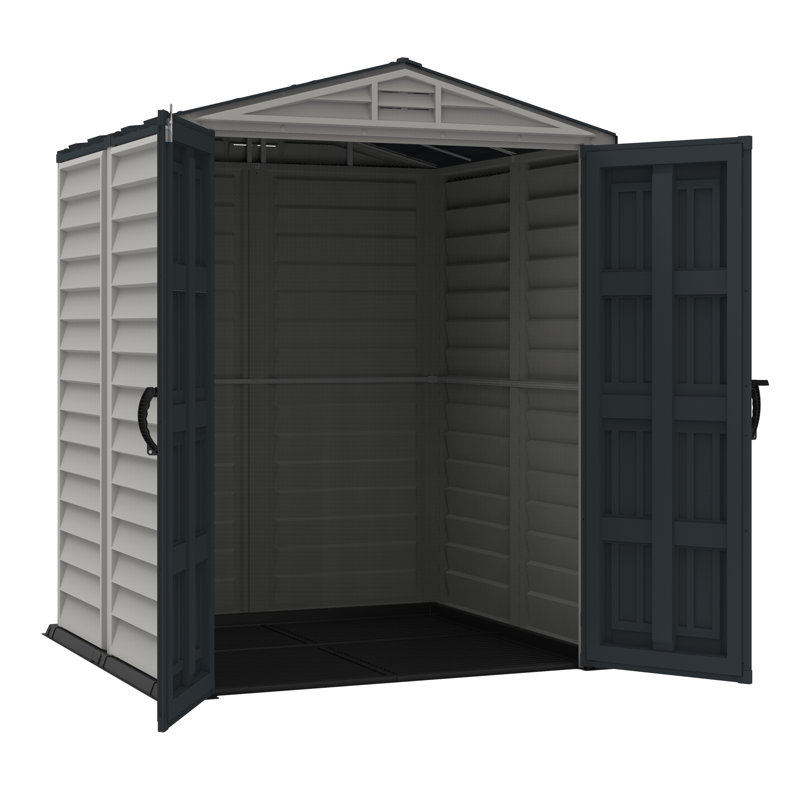 Yardmate Plus Plastic Traditional Storage Shed, 5ft. W x 5ft. D