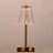 11.4'' Crystal Table Lamps Nightstand Bedside Lamp Dimmable With 3 Colour Lighting