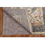 Ivory & Blue Handmade Oushak Indian Runner Rug 3x8