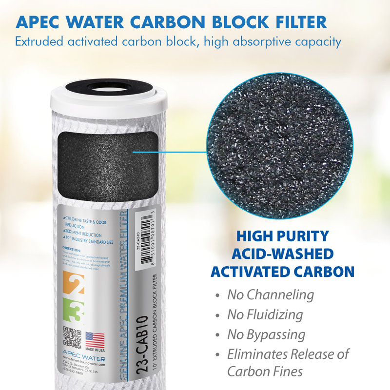High Capacity 10-Inch Replacement Water Filter Set