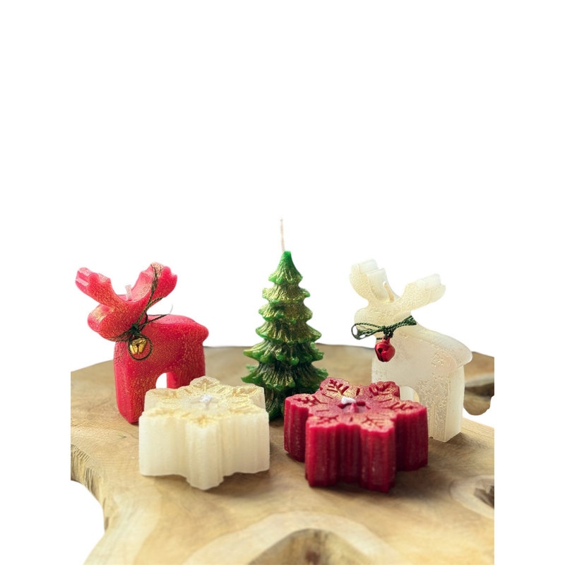 Ensemble de bougies de Noël 16