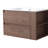 30" Wall Mounting Bathroom Vanity With Gel Sink, Soft Close Drawer-1867401607