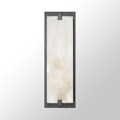 Dimmable LED Wall Mounted Sconce With Natural Spanish Marble Shade 5 Colors Adjustable