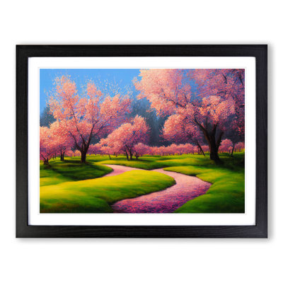 Spring Meadow Landscape Vol.1 - Single Picture Frame Print
