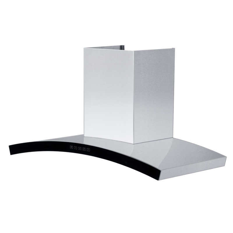 30" KN 400 CFM Convertible Wall Mount Range Hood in Brushed Stainless Steel