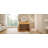 39" Vanity With Mirror Touchscreen Mirror Led Mirror, Dressing Table With Drawer For Bedroom, Natural