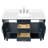 Single Bathroom Vanity with Carrara Quartz Top-94003652-121646137