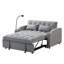 Canapé-lit futon moderne en velours avec canapé-lit, petit canapé-lit avec dossier inclinable réglable, coussins décoratifs, poches, meubles de salon, canapé-lit convertible 3 en 1-1702989498