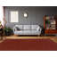Tapis rouille touffeté à la main à motif floral Marisela-1122052301