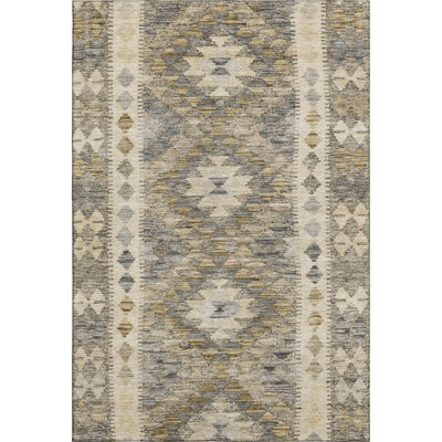 Premium Machine Washable Barry AMF1226 Global Rug