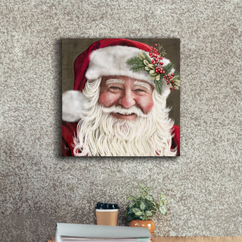 «Santa Claus» par Ashley Bradley, art mural sur toile