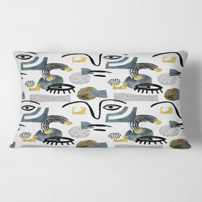 Abstract Throw Pillow