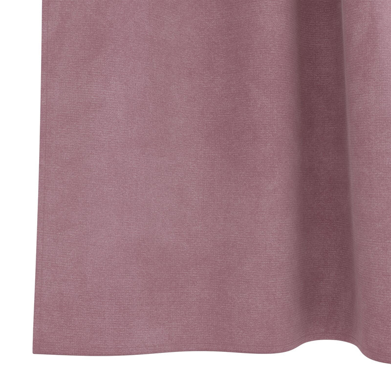 Curtains Polyester 140 Cm Decorative Inlays, 140cm Width x 175cm Drop, Pink