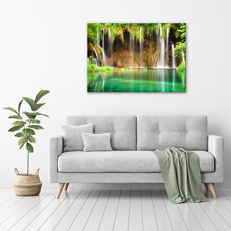Plitvice Lakes - Wrapped Canvas Print