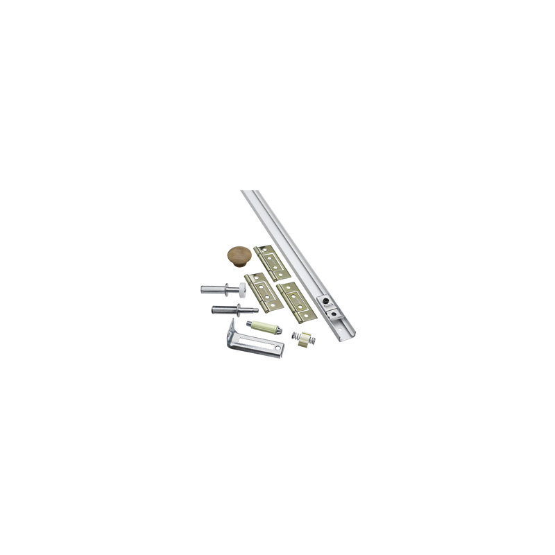 Ensemble de quincaillerie de porte pliante, H 2 po x l 10,5 po x P 35 po
