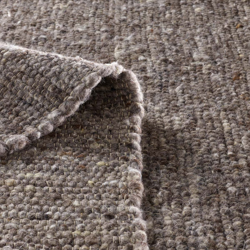 Ahana Solid Colour Hand Woven Area Rug, Rectangle 140 x 200cm