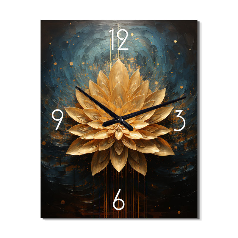 Horloge murale Lotus, Grand