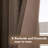 Linen Blackout Curtain for Bedroom/Living Room Thermal Insulated Grommet Linen Look Curtain Drapes Primitive Textured Burlap Effect Window Drapes 1 Panel-2076261331-2076261162