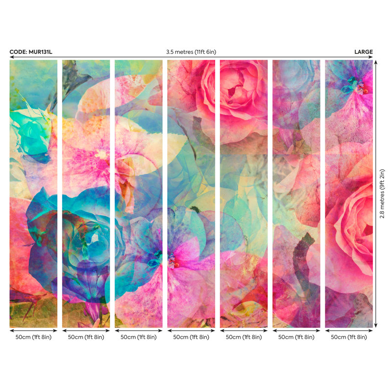 Fulda Wall Mural, 280cm L x 350cm W