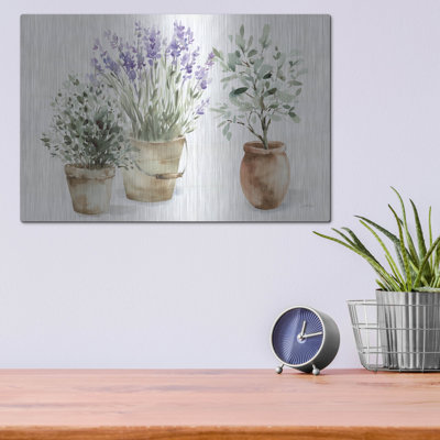 «Farmhouse Still Life» par Katrina Pete, art mural en métal