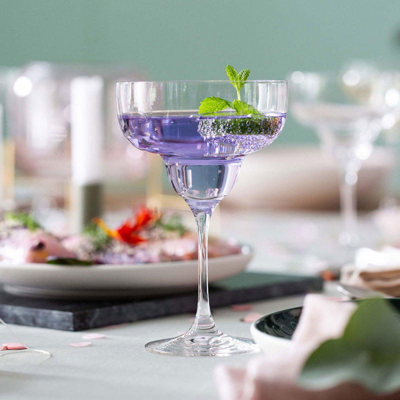 Purismo Set/2 11.25 oz Crystal Margarita Glasses