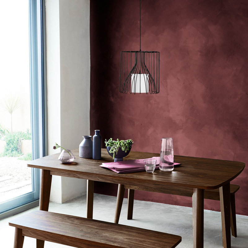 Luminaire suspendu géométrique unique à 1 lumière Aido