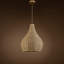 AlmedaCheatham Natural Seagrass Teardrop Rustic Pendant Light