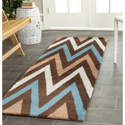Teresita Hand Tufted Wool Chevron Rug