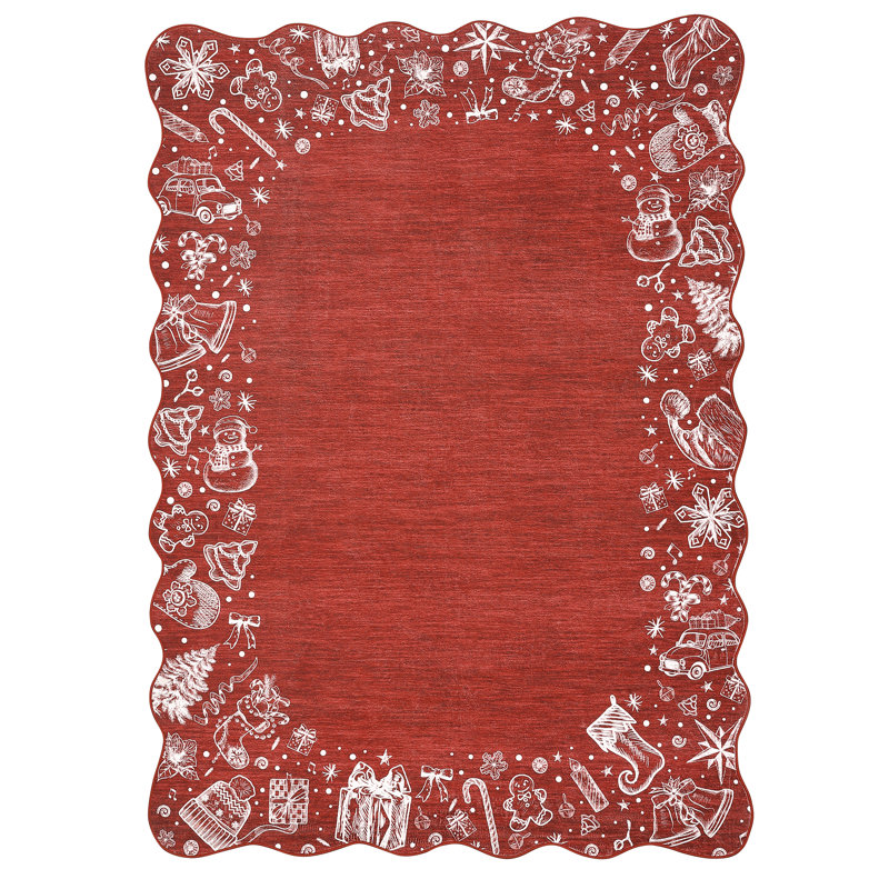 Geometric Washable Area Rug, 80*150cm