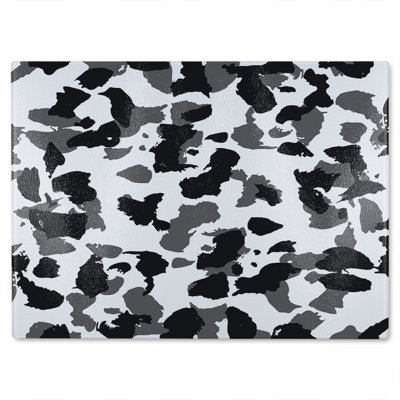 Animal Print Glass Chopping Board