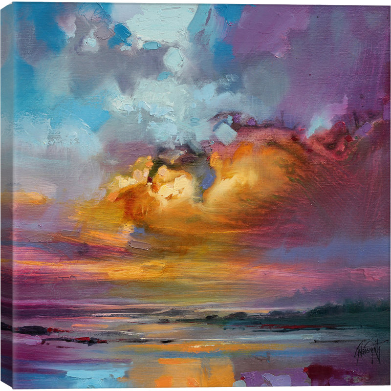 « consonne sky », impression, Toile, H 26 po x l 26 po x P 1,5 po