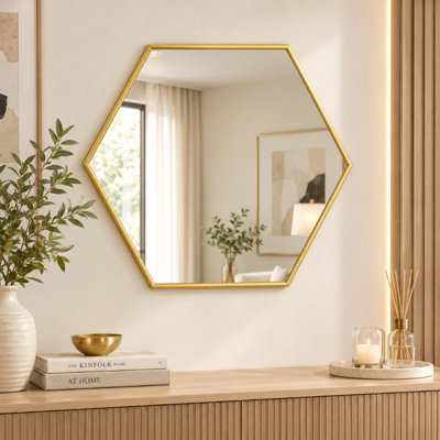 Goessel Hexagon Wall Mirror