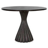 Osiris Round Mahogany Wood Dining Table